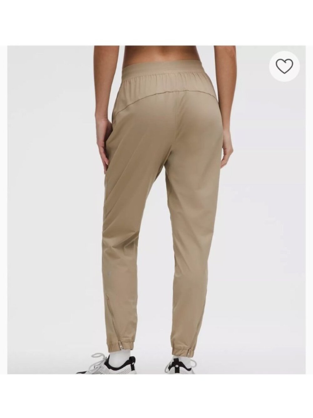 Lululemon Adapted State High-Rise Joggers Sz 10 Beige Lightweight Athletic Pants